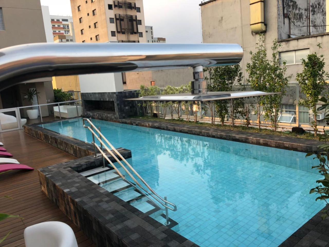 Moderno Apto Com Piscina Rua Augusta E Frei Caneca 상파울루 외부 사진